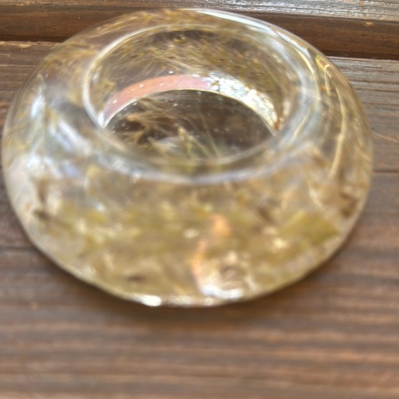 Translucent Tealight Holder or Sphere Stand - PASTURE GRASS